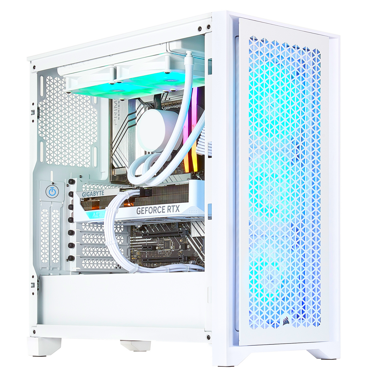 PCxtend Snow White Gaming PC – AMD Ryzen 7 7800X3D - GeForce RTX 4090 - 32GB DDR5 - 2TB SSD - Win 11 Pro