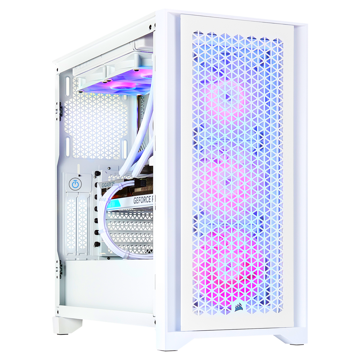 PCxtend Snow White Gaming PC – AMD Ryzen 7 7800X3D - GeForce RTX 4090 - 32GB DDR5 - 2TB SSD - Win 11 Pro