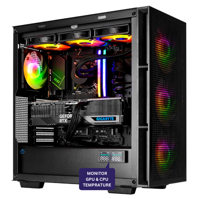 PCxtend Gaming PC - Intel i9 13th Gen - GeForce RTX 4080 SUPER - 64GB DDR5 - 2TB SSD - 4TB HDD - Win 11 Pro
