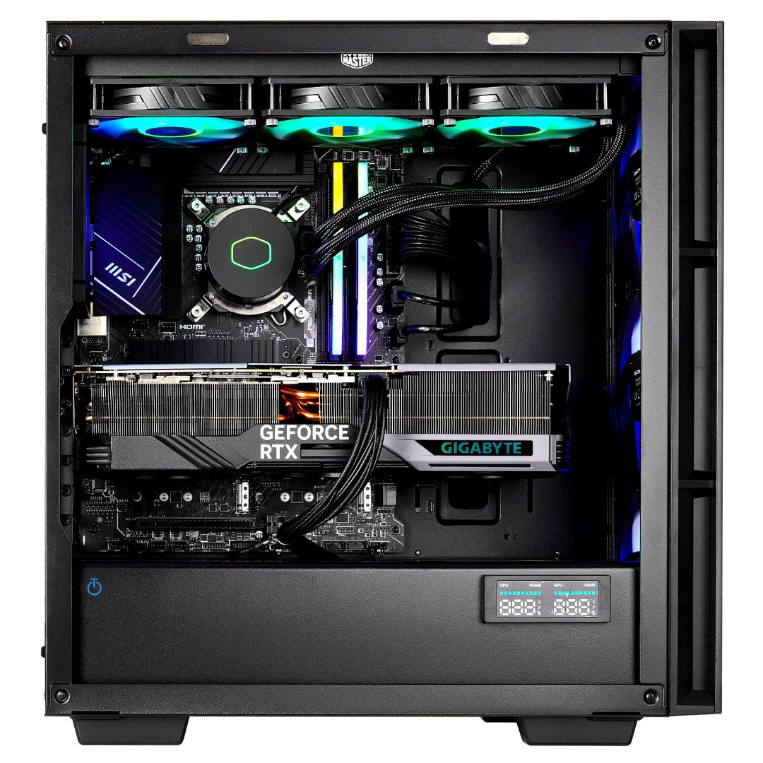 PCxtend Gaming PC – Ryzen 9 7950X3D - GeForce RTX 4090 - 64GB DDR5 - 2TB SSD - 2TB SSD - Win 11 P - Keyboard Mouse