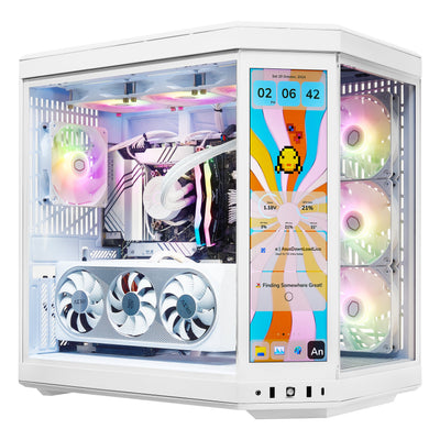 PCxtend Limited Edition Gaming PC (RTX 4080 Super - Intel Core i9 14TH Gen- 32 GB DDR5 RAM - 2TB SSD - Windows 11 P - Wifi - HYTE Y70 Touch infinite - White)