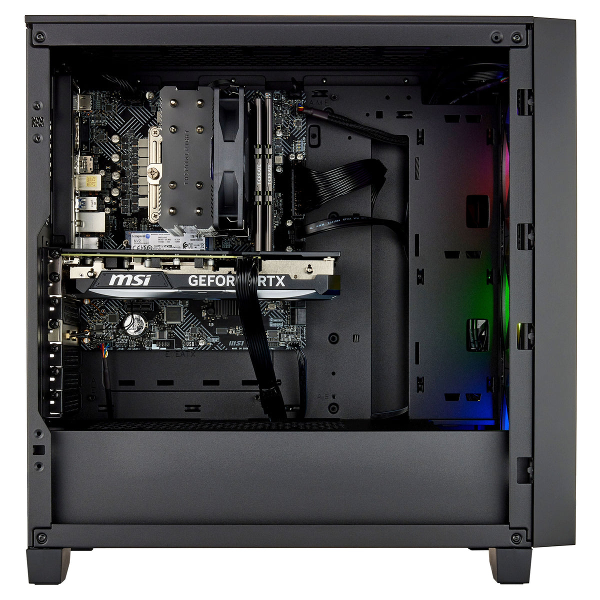 PCxtend Budget Gaming Pc (Intel i7-14th Gen - RTX 4060 - 1TB SSD - 32GB RAM - Win 11 Pro - Keyboard Mouse)