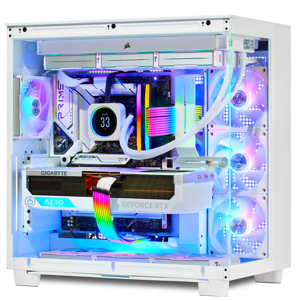 PCxtend FROZEN Gaming PC - Intel Core i9 14900K, 96GB Ram, 4TB SSD, RTX 4090, Windows 11 Pro