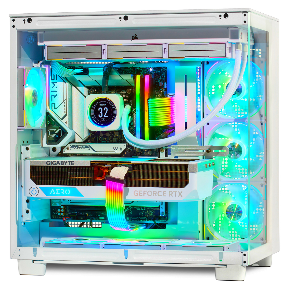 PCxtend FROZEN Gaming PC - Intel Core i9 14900K, 96GB Ram, 4TB SSD, RTX 4090, Windows 11 Pro