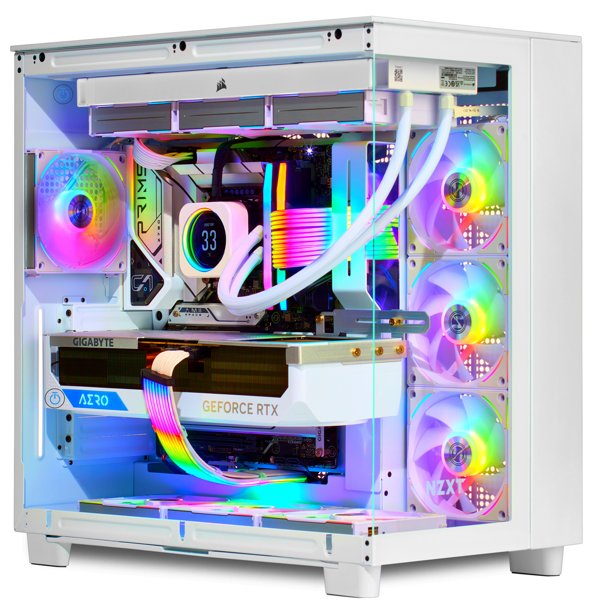 PCxtend FROZEN Gaming PC - Intel Core i9 14900K, 96GB Ram, 4TB SSD, RTX 4090, Windows 11 Pro