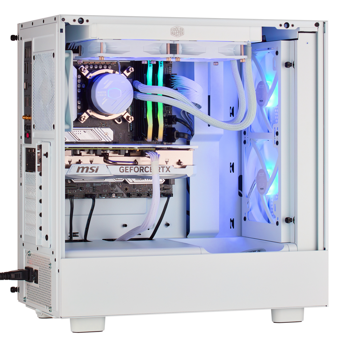 PCxtend Icy White Gaming PC – AMD Ryzen 7 7800X3D - GeForce RTX 4090 - 32GB DDR5 - 2TB SSD - Win 11 Pro