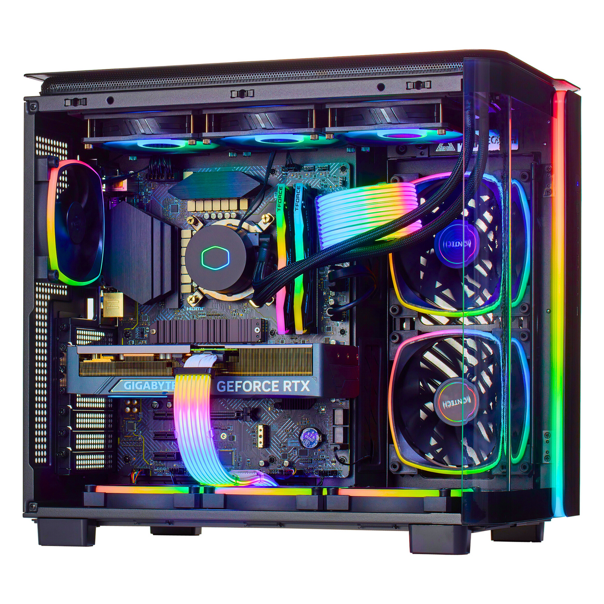 PCxtend MASTER Gaming PC – GeForce RTX 4070 Ti SUPER - Ryzen 7 7800X3D - 2TB SSD - 32GB Ram - Win 11 Pro)