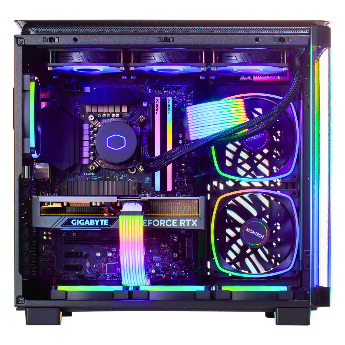 PCxtend MASTER Gaming PC – GeForce RTX 4070 Ti SUPER - Ryzen 7 7800X3D - 2TB SSD - 32GB Ram - Win 11 Pro)