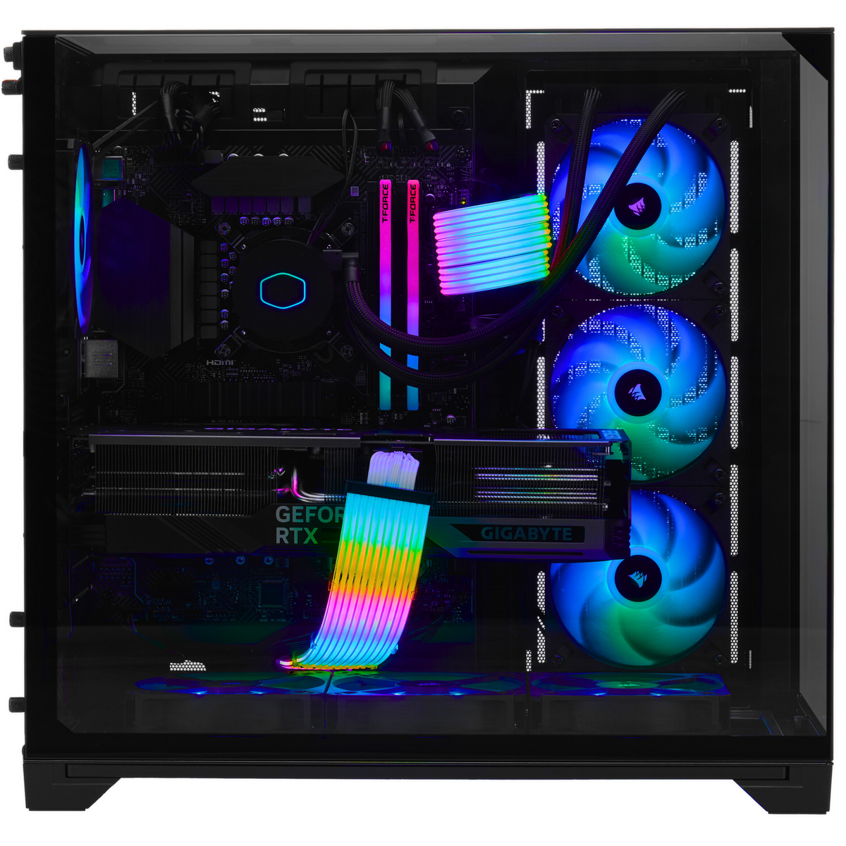 PCxtend ignite Gaming PC (RTX 4090 - AMD RYZEN 7 7800X3D - 32 GB DDR5 RAM - 2TB SSD - AI Ready - Windows 11 P - Wifi)
