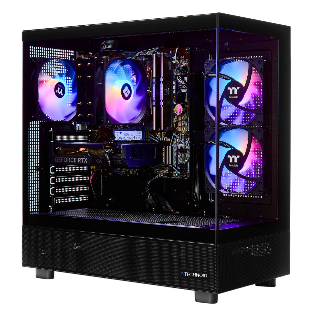 PCxtend BUDGET GAMING PC (RTX 4060 - Ryzen 7 - 32 GB RAM - 1TB SSD - WIN 11 PRO - Keybaord Mouse - Wifi - Black)