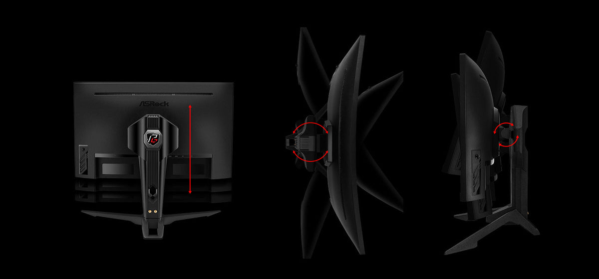 Asrock Phantom Gaming 27" Curved Gaming Monitor (PG27F15RS1A)