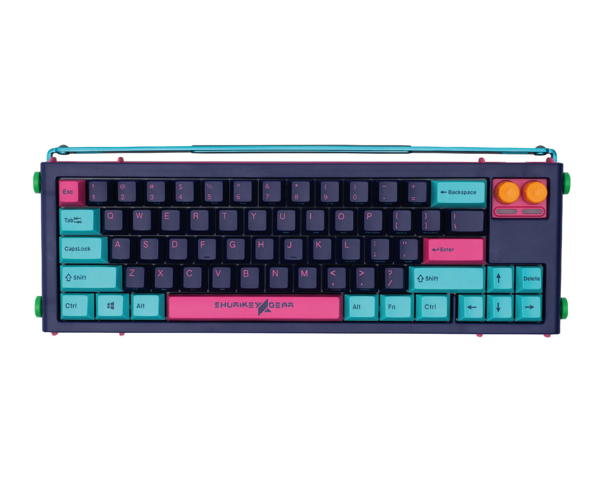 Shurikey Hanzo 65% Bluetooth White LED Double Shot ABS Mechanical Keyboard