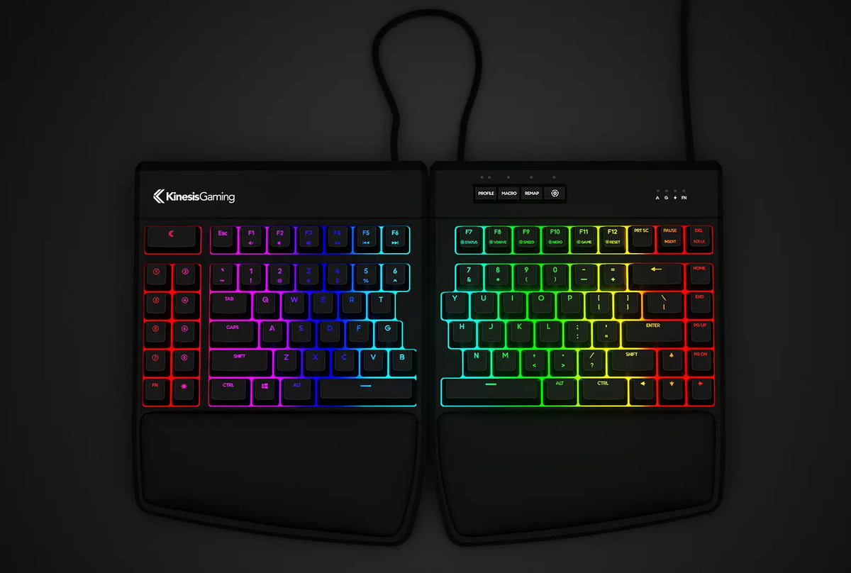 Kinesis Freestyle Edge RGB Split Mechanical Keyboard