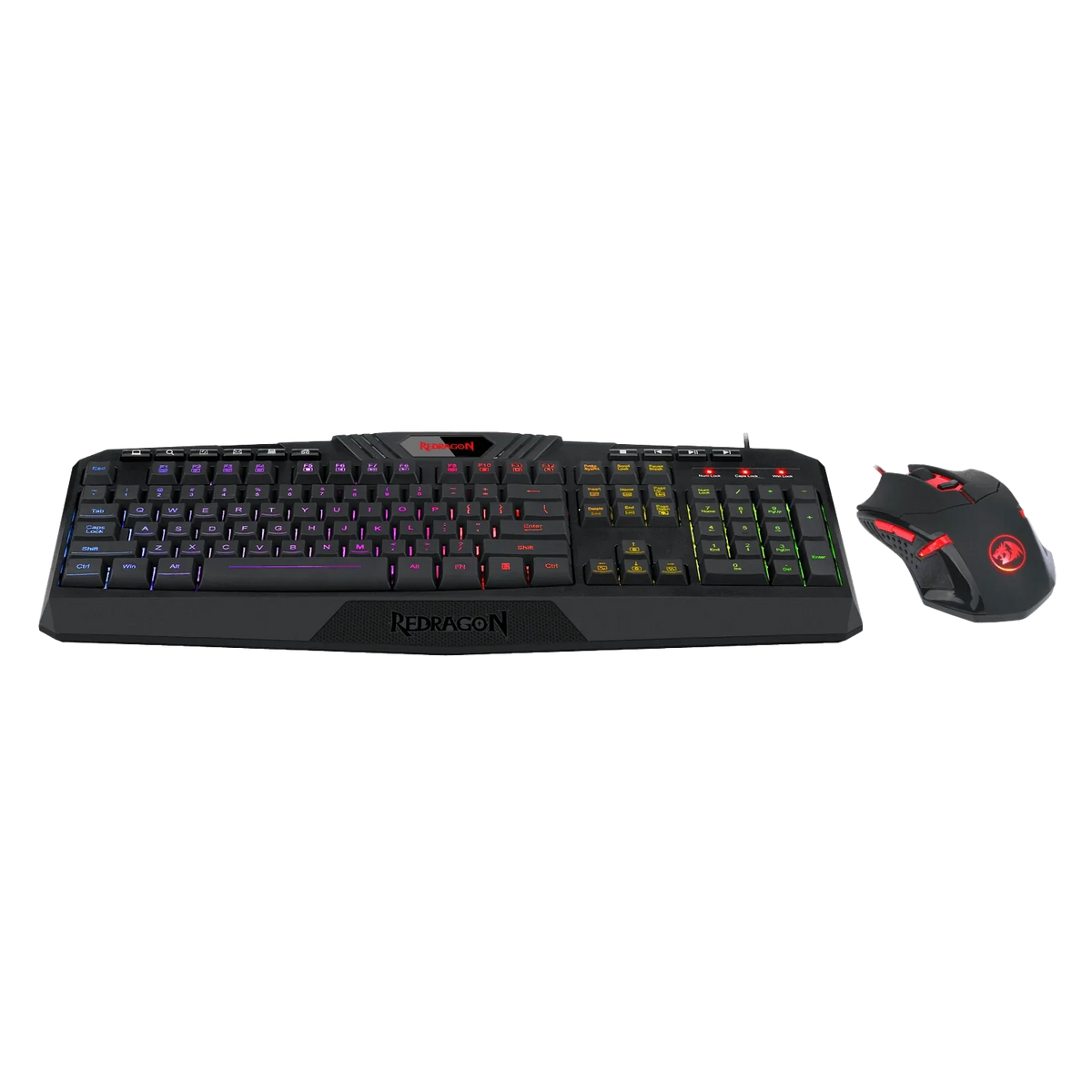 Redragon Gaming Combo - K503RGB Harpe Gaming Keyboard + RGB Gaming Mouse - wired